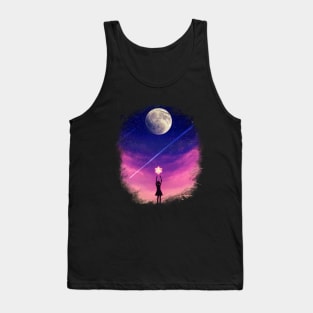 Moon and star Tank Top